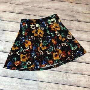 Lush Floral Skater Skirt Size XS